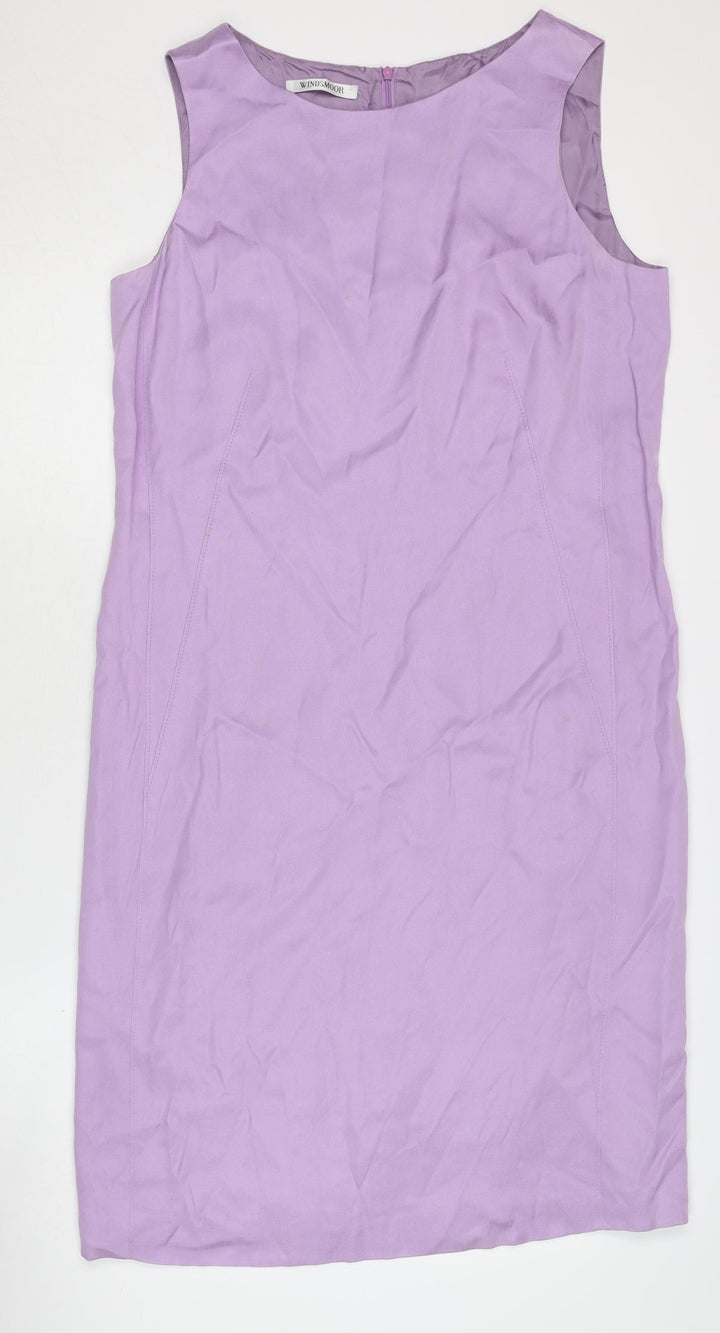 Windsmoor Women's Purple Sheath Dress, Size 14