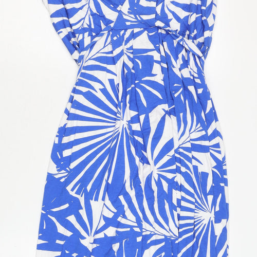 Phase Eight Women’s Blue V-Neck Dress, Size 18