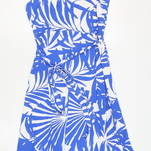 Phase Eight Women’s Blue V-Neck Dress, Size 18