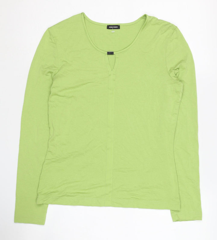 Gerry Weber Women's Green Long Sleeve Top Size 8