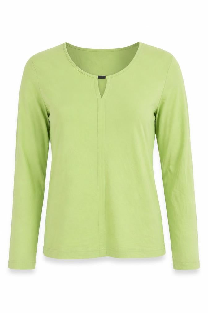 Front view of Gerry Weber Women's Green Long Sleeve Top, size 8