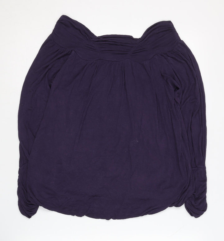 Phase Eight Women's Purple Pullover Top L
