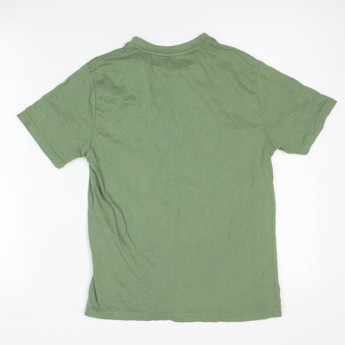 Ralph Lauren Boys Green T-Shirt, Size M, Casual Logo Style
