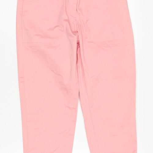 PGA Tour Women's Pink Trousers Size 8 with Pockets