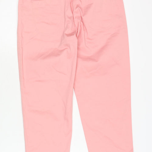 PGA Tour Women's Pink Trousers Size 8 with Pockets