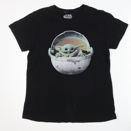 Zing Star Wars Baby Yoda Black Men's M T-Shirt
