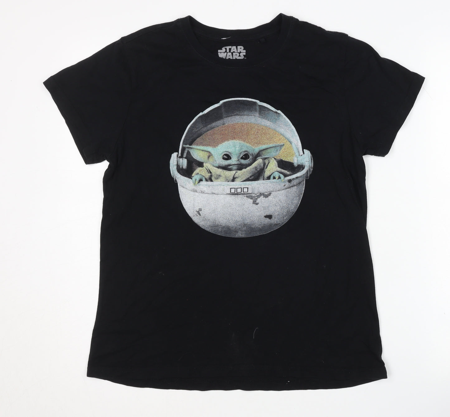 Zing Star Wars Baby Yoda Black Men's M T-Shirt