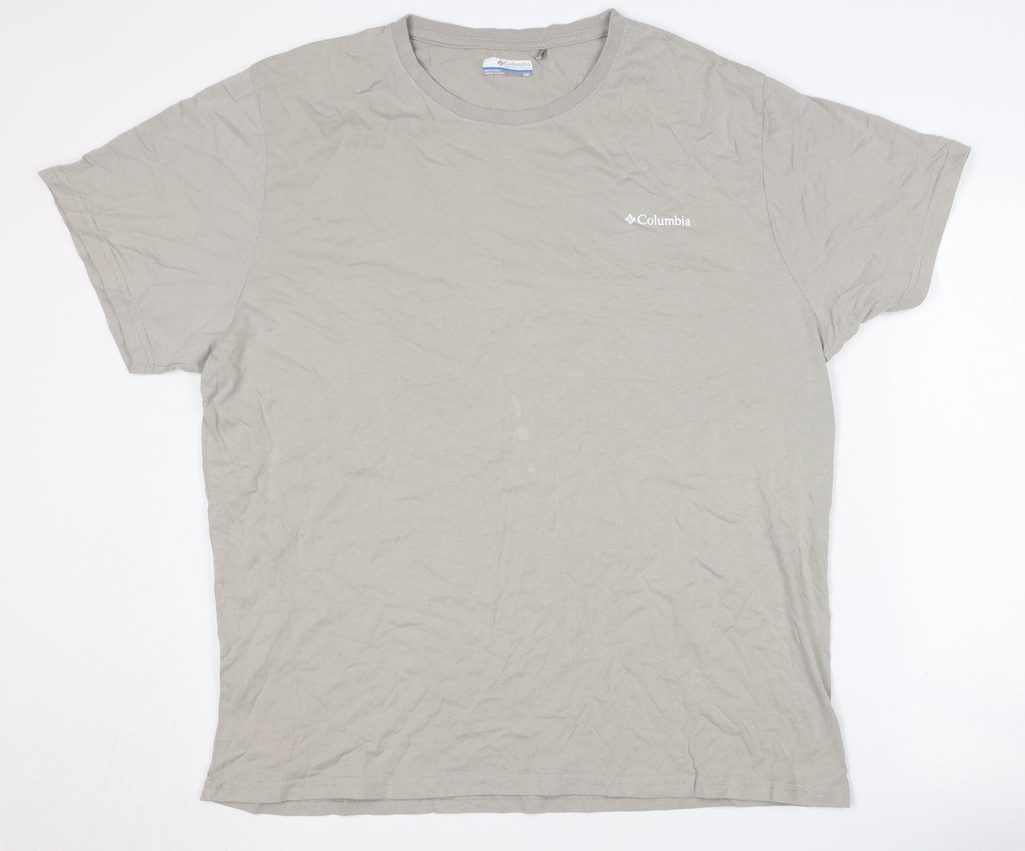 Columbia Men's Grey 2XL Crew Neck T-Shirt