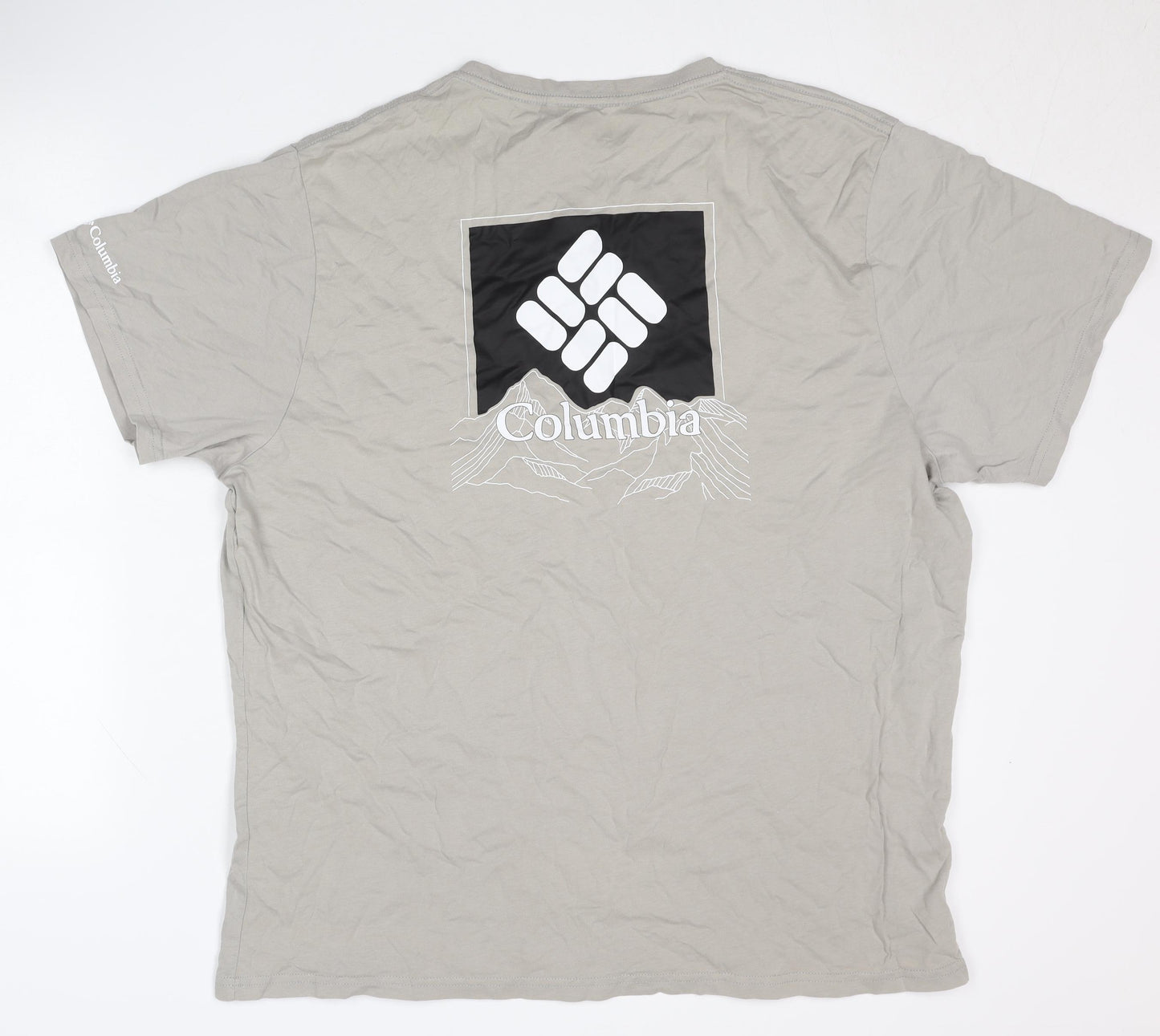 Columbia Men's Grey 2XL Crew Neck T-Shirt