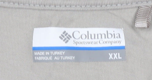 Columbia Men's Grey 2XL Crew Neck T-Shirt