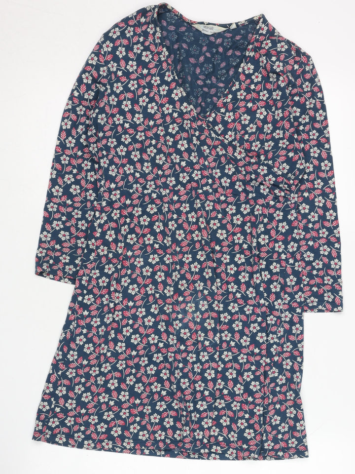 Seasalt Women’s Multicoloured Floral Cotton Dress Size 10