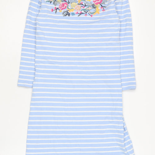 Joules Women's Blue Striped Shift Dress