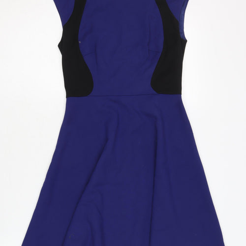 French Connection Classic Blue Fit & Flare Dress, Size 6