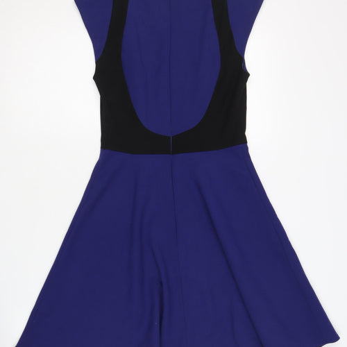 French Connection Classic Blue Fit & Flare Dress, Size 6