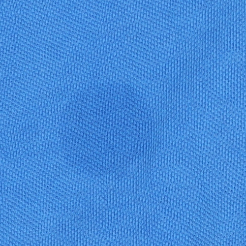 Kangol Men's Blue Polo Shirt - Large, Cotton, Short Sleeve