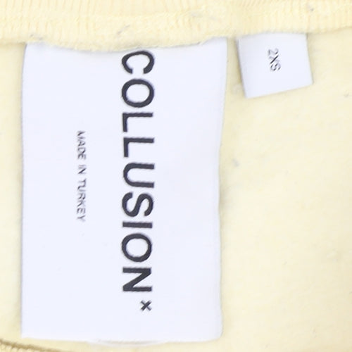 Collusion Women Ivory Jogger Trousers 2XS
