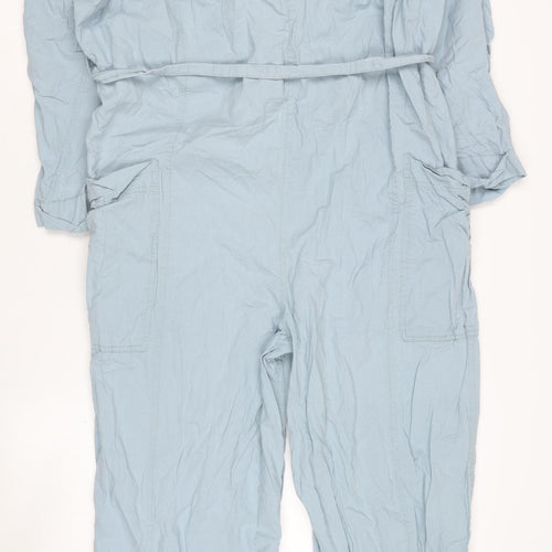 Urban Outfitters Women's Blue Jumpsuit XS, Cotton, Casual