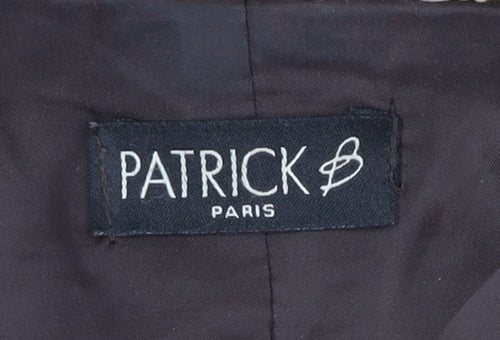 Patrick Paris Women's Brown Plaid Bouclé Blazer Size 16