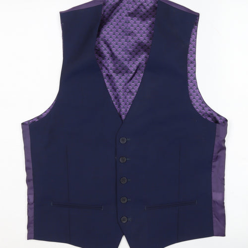 Ted Baker Men's Blue Waistcoat Size 38