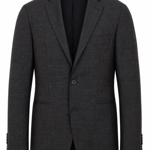Hugo Boss Men's Grey Blazer - Size 42 Regular Fit