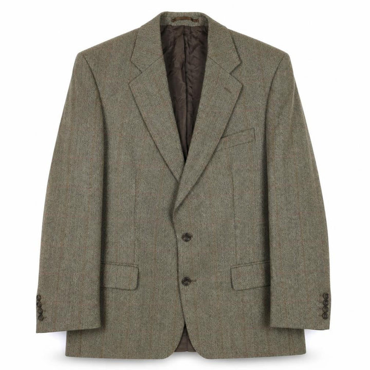 Savoy Taylors Guild Men's Grey Check Blazer 42 R