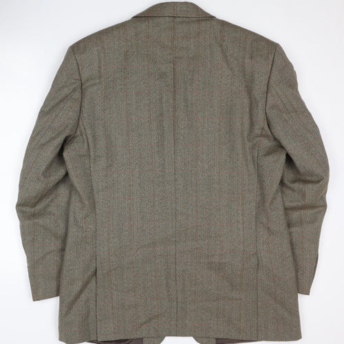 Savoy Taylors Guild Men's Grey Check Blazer 42 R