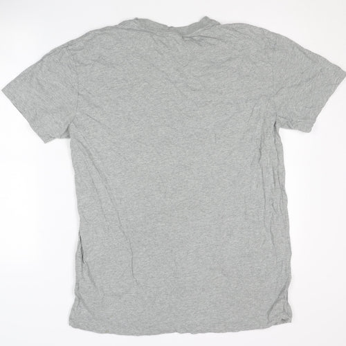 Nike Men's Grey Crew Neck T-Shirt Medium