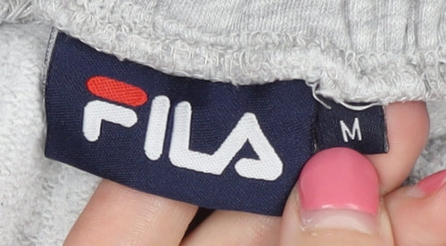 FILA Men's Grey Sweatpants M with Elastic Waist