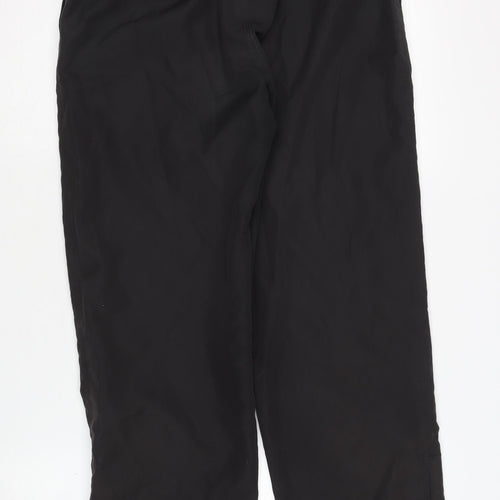 Reebok Black Women's Track Pants - Size 12, Athleisure Style