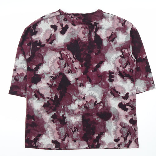 VIA VIO Women's Multicoloured Floral V-Neck Top