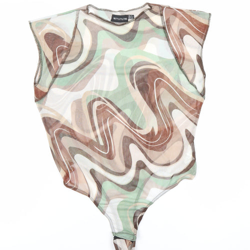 PrettyLittleThing Women's Multicoloured Bodysuit Size 14