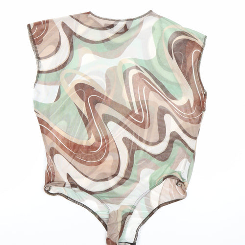 PrettyLittleThing Women's Multicoloured Bodysuit Size 14