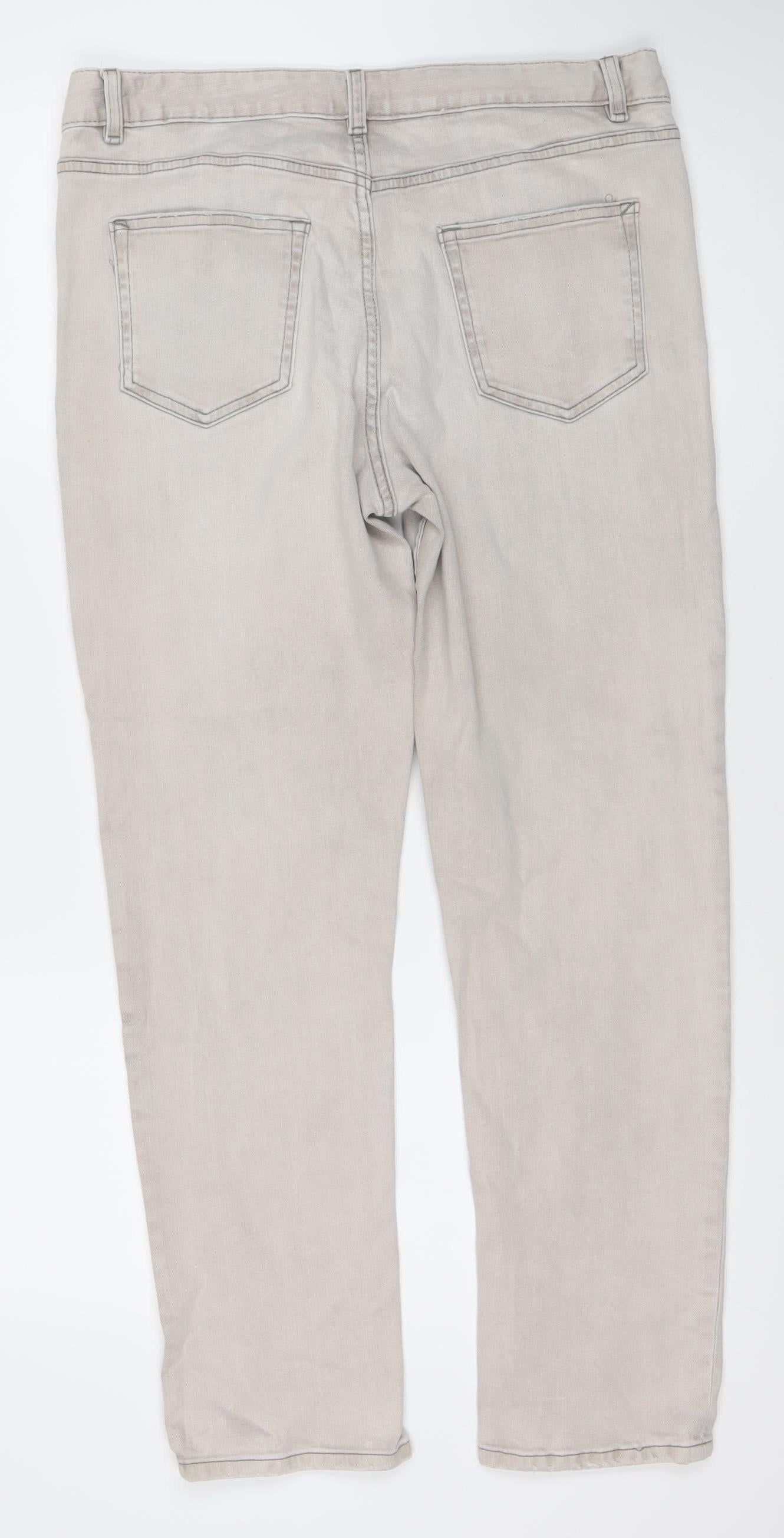 Marks and Spencer Women's Beige Jeans Size 12