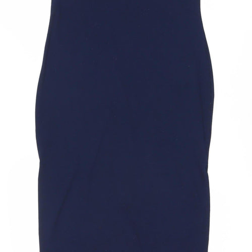 Dorothy Perkins Women's Blue Short Sleeve Dress Size 8