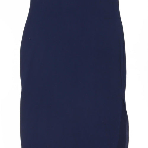 Dorothy Perkins Women's Blue Short Sleeve Dress Size 8