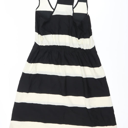 H&M Women’s Striped Dress, Size 8, Black & White
