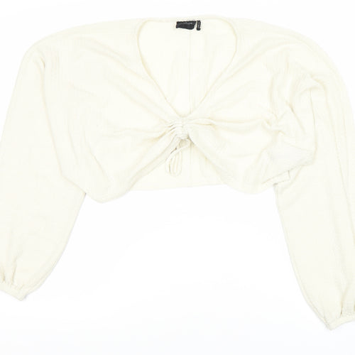 Out From Under Women's White Long Sleeve Jumper - S