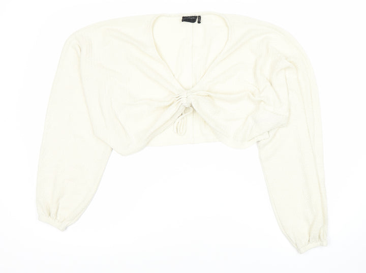 Out From Under Women's White Long Sleeve Jumper - S