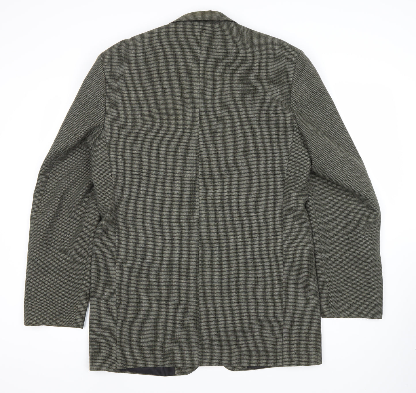Burton Men's Grey Check Blazer Jacket 40 Long Fit