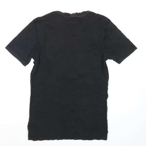 G-Star RAW Men’s Black Graphic Print T-Shirt, Medium