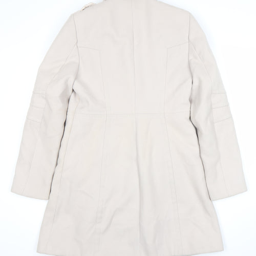 Wallis Women's Beige Trench Coat Size 12