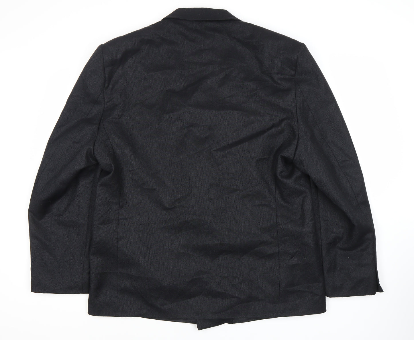 Marlowe Black Men's Blazer Size 44 Double-Breasted Formal