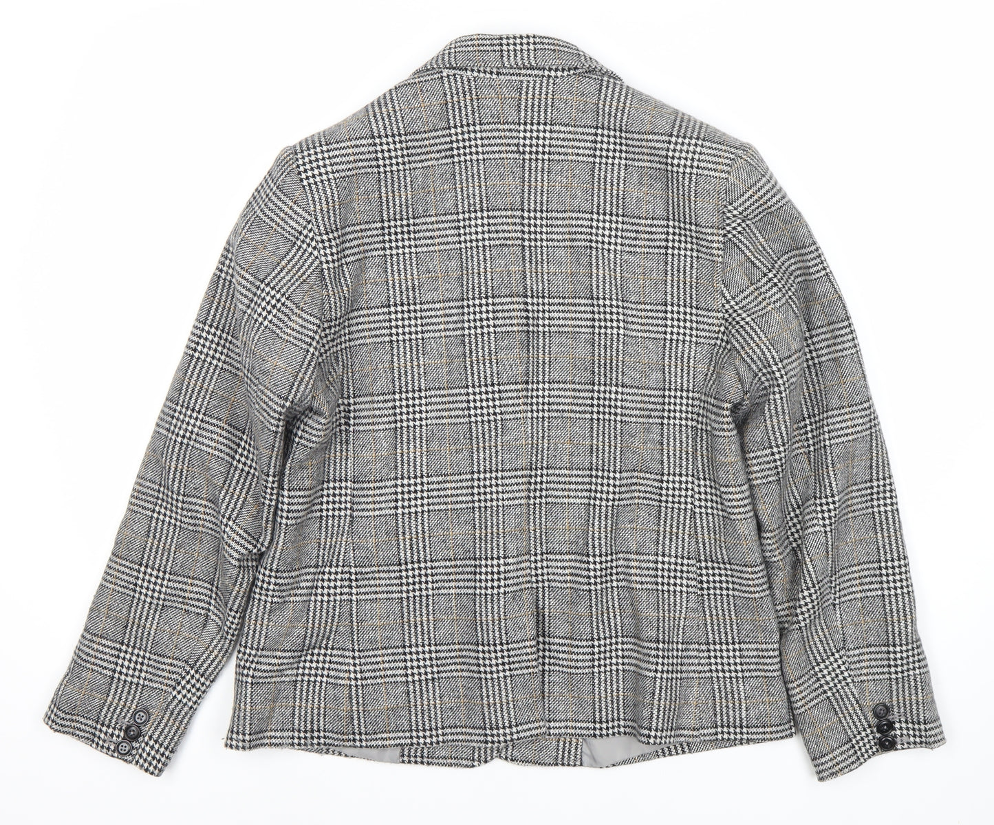 Marks and Spencer Women's Grey Check Blazer Size 12