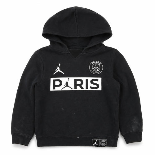 Jordan Boys Black Pullover Hoodie 6-7 Years, Sports Logo