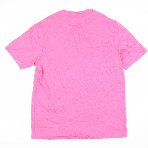 Farah Men's Pink M Crew Neck T-Shirt