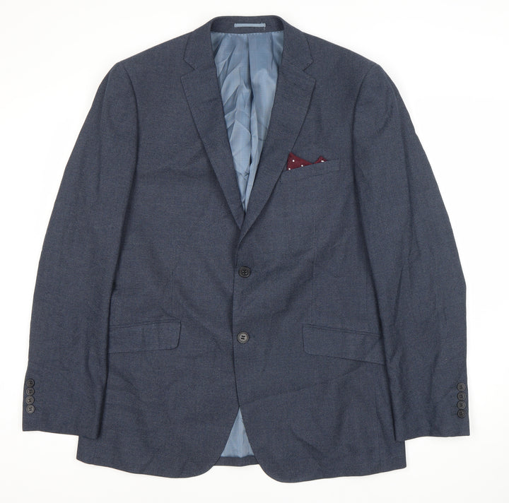 Skopes Men's Blue Suit Jacket 42L Regular Fit
