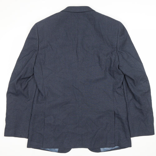 Skopes Men's Blue Suit Jacket 42L Regular Fit