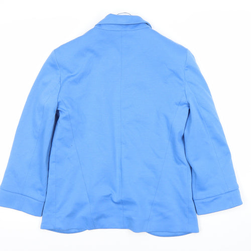 Topshop Women's Blue Blazer Size 8 Modern Style