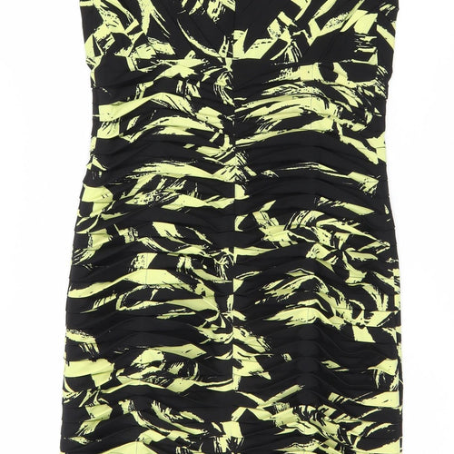Gold Women’s Multicoloured Size 10 Geometric Dress