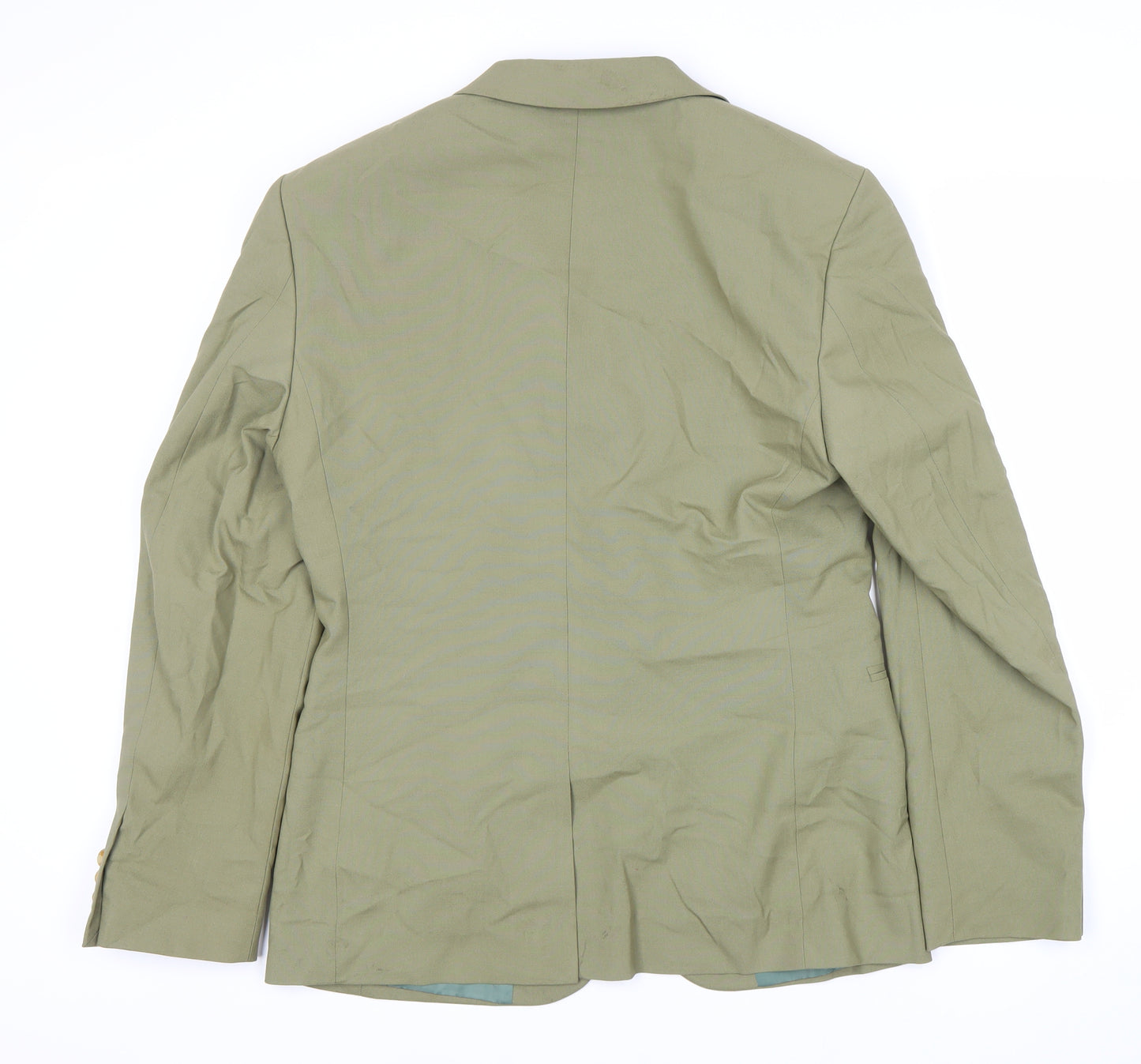 ASOS Men's Green Blazer, Regular Fit, 38, Notch Lapel
